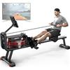 JOROTO MR23 Vogatore Da Casa, Vogatore ad Acqua, Fino a 150 kg, Display LCD con Funzione Bluetooth e Supporto IPAD