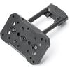 QIRUIMY Supporto ottico a 45 gradi Montatura inclinata 20mm Picatinny Rail Scope Offset Mount per mirino a punto rosso RMR T1 T2