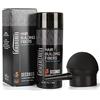 GOWWIM Fibre addensanti per capelli miglior kit 2 in 1, fibre di rinforzo dei capelli alla cheratina e applicazione spray ugello pompa Atomizador (marrone medio)