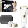 Braun Silk·expert Pro 5 Epilatore Luce Pulsata, Depilatore Corpo Donna, Alternativa All'Epilazione Laser, Laser Peli Donna, Con Custodia, 2 Testine, Luce Pulsata Braun, Idea Regalo, PL5140