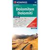 Kompass Karten GmbH KOMPASS Autokarte und Panoramakarte Dolomiten / Dolomiti / Dolomites 1:150.000: mit Panorama, kulturelle und landschaftliche Highlights eingezeichnet: 364