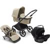 Bugaboo Trio Fox Cub Bugaboo Black/Desert beige