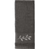SKL Home by Saturday Night Ltd. - Asciugamano con foglie d'ombra, colore: argento