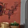 Wallity Hanah Home Elegante set di accessori decorativi da parete in metallo nero (3 pezzi) | 100% acciaio, spessore 1 mm | Dimensioni: 23 x 50 cm, 23 x 43 cm, 24 x 48 cm | Design leggero e moderno