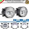 ESL SET PROIETTORI LED FENDINEBBIA + DRL LED FORD FUSION FINO AL 09-2005 ARGENTO