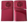 JOYSOG Cover sottile per PS5, antigraffio, antipolvere, guscio protettivo per console PS5 Slim UHD, accessori di ricambio (rosa rosso)