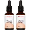 Redcare Vitamina D3 + K2 Set da 2 2x30 ml Gocce orali
