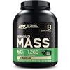 Optimum Nutrition Serious Mass Proteine in Polvere ad Alto Contenuto Calorico per Aumentare il Peso, con 25 Vitamine e Minerali, Creatina Monoidrato e Glutammina, Gusto Vaniglia, 8 Dosi, 2,73 kg