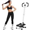 HUOLE 3 in 1 - Mini pedana laterale e bassa con computer da allenamento, Stepper Swing, Stepper Home & Gym con schermo LCD-Unisex, Stepper, Ministepper