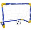 Generico 44x25x31,8 Cm PP Di Calcio Portatile Di Calcio Pieghevole Per L'allenamento Da Calcios Esterno Al Coperto Porta Da Calcios Grande Per Bambini E Adulti Con Protezione Antiurto