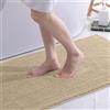 OLANLY Tappetino da bagno in chenille, antiscivolo, morbido, assorbente, lavabile, grande tappetino per doccia per il bagno, 60 x 120 cm, Beige