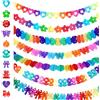 Theiuaoqwe 10 Pezzi Ghirlande Appendere Ghirlanda Colorata Carta Festoni Compleanno Carnevale Matrimoni