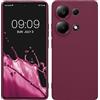 kwmobile Custodia Compatibile con Xiaomi Redmi Note 13 Pro 4G Cover - Back Case per Smartphone in Silicone TPU - Protezione Gommata - viola bordeaux