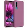 kwmobile Cover per Huawei P30 Custodia - Back Case per Smartphone in Silicone TPU - Protezione Gommata - rosa scuro