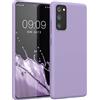 kwmobile Custodia Compatibile con Samsung Galaxy S20 FE Cover - Back Case per Smartphone in Silicone TPU - Protezione Gommata - lavanda lilla
