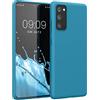 kwmobile Custodia Compatibile con Samsung Galaxy S20 FE Cover - Back Case per Smartphone in Silicone TPU - Protezione Gommata - blu indaco