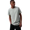 Calvin Klein Jeans Men's Badge Turn UP Sleeve S/S T-Shirt, Slate Gray, XS