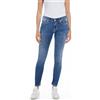 Replay jeans da donna con power stretch, blu (Medium Blue 009), 30W / 30L