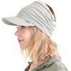 CHARM Tutte Stagione Visiera Cappello Anti UV Sole Cappello Giapponese Indossato Design Unisex Nero