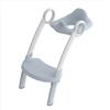 Rotho Babydesign TOP toilet trainer - sedile per wc con scaletta, antiscivolo e regolabile in altezza - vasino trainer per bambini, pieghevole, comodo e facile da pulire, grigio