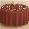 Corredocasa Tovaglia Fiandra jaquard Damascata 100% Puro Cotone Made in Italy Copritavolo Moderno Ideale per Ristoranti e Uso Quotidiano Casa Lavabile (Bordeaux, Rotonda Diametro 180 cm)