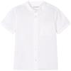 Mayoral Camicia m/c c/Coreana per Bambini e Ragazzi Bianco 10 Anni (140cm)
