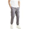 Dockers Pantaloni da jogging cargo da uomo affusolati, Parcheggio Grigio, L