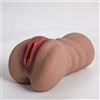 bsqipsd Pocket Pussy Maschio Masturbazione Giocattoli Sesso con Realistico 3D Vagina e Stretto Anus, Uomo Portatile Masturbazione Stroker Adulto Sex Doll (710GMarrone)