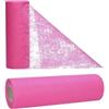 AmaCasa Runner da tavola in tessuto non tessuto, per matrimoni, comunioni, battesimi e tutte le celebrazioni, dimensioni: rotolo da 17,5 cm (rosa, tessuto non tessuto)