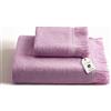 nice homeit Set Asciugamani Bagno Viso e Bidet in Morbida Monospugna 100% Cotone - Made in Italy - 1 asciugamano viso (60x100 cm) + 1 asciugamano bidet/ospite (40x60 cm).