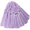 AebDerp 100 nappe da 13 cm, fatte a mano, morbide, setose, con passanti, per creazione di gioielli, progetti fai da te, segnalibri, orecchini per ragazze, portachiavi, cappello di laurea, cucito su nastri