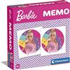 Clementoni Memo Barbie Memoria e Associazione, Carte da Accoppiare, Educativo 4 Anni, Gioco Memory-Made in Italy, Colore Multilingua, 18287