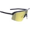 BBB Occhiali da ciclismo fotocromatici ad alto contrasto, occhiali da sole professionali da ciclismo da uomo e donna, protezione UV al 100%, per bici da strada e MTB Valor PH nero lucido BSG-81PH