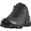 SALOMON Speedcross Scarpe da Trail Running da Uomo, Aderenza, Stabilità, Calzata, Black Black Quiet Shade, 43 1/3 EU