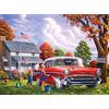 Buffalo Games - Geno Peoples - Classic Car Wash - Puzzle da 1000 pezzi per adulti impegnativo puzzle perfetto per serate di gioco - Dimensioni del puzzle finito è 26,75 x 19,75