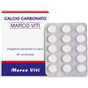 MARCO VITI FARMACEUTICI Marco Viti Calcio Carbonato Integratore 60 Compresse