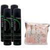 FEI FAN Lacca Tenuta Forte Max Hold con Complesso Vitaminico che Rinforza la Struttura del Capello, 3in1 Styling, Protezione, Tenuta 75ml + Kit Bottiglie da Viaggio (4 Spray + Kit Bottiglie da Viaggio)