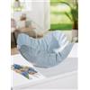 AlexandreHouse Pack of 2 Bowl, round, Metal, blue, light blue, PU 2, H. 14 cm, D. 31 cm