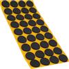 Adsamm® / 36 x antiscivolo autoadesivi/neri/Ø 24 mm/tondi/piedini adesivi antisdrucciolo in gomma espansa EPDM/cuscinetti protettivi per arredi Adsamm® Quality