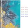 LIMEQKI Quaderno Appunti B5 Con Schede, Linee Di Taccuino Con 150 Fogli/300 Pagine, Libro Con Copertina in Gomma Impermeabile per Lavoro, Università, Scuola Superiore, Disegno (Marmo Verde)