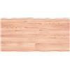 Coavain Piano Tavolo 120x60x6 cm Marrone Chiaro Piano Non Trattato Piani per Tavolo Rettangolare Pannello Legno Mobili Arredo Casa Piano Legno Piano Scrivania Massello in Rovere