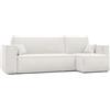 IDOHOME 244x145 Divano Angolare 3 Posti con Contenitore - Funzione Letto (200x125) - Divano Letto Angolare con Penisola Reversibile