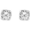 Monde Petit Orecchini per Bambini zirconia - oro bianco 18k (750)