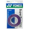 YONEX Super GRAP Racchetta Overgrip (viola scuro, confezione da 3)