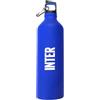 Giemme Borraccia in Alluminio Finitura Lucida con MOSCHETTONE.CAPACITA' 800 ML Inter