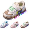 Generico Scarpe Bambina con Luci Traspiranti Passeggio Scarpe da Corsa Comodi con Strappi E Luci Casual Sneakers Bambino Tennis Illuminate Scarpe per Bambini Regali per Bambini Leggere Scarpe da Ginnastica