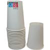 vidoelettronica Bicchieri in Carta per Acqua capacità orlo 180ml/210ml Colore Bianco Azzurro Rosso Rosa biodegradabili cartoncino (bianco, 210ml 100 pezzi)