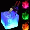 Tiandirenhe Secchiello per ghiaccio a LED, colorato per bottiglie, secchiello per ghiaccio con cambio automatico di colore, per feste, case, bar, club, ristoranti a tema, può congelare vino rosso, succo, birra