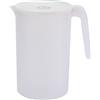 YUSHUD Brocca di plastica con coperchio Jar Caraffe d'acqua Bottiglie d'acqua Bicchieri per acqua calda fredda Brocca di acqua da cucina Contenitore di acqua di plastica