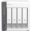 QNAP TS-433 NAS 4 bay ARM Cortex-A55 4GB RAM Bianco Tower